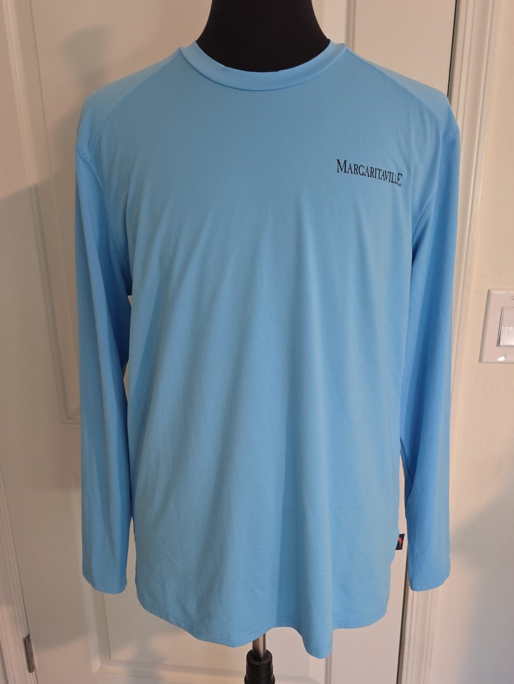 Margaritaville Menβs Long-Sleeve Shirt β Sky Blue